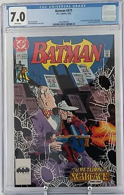 Buy 1992 Batman #475 Gradate CGC 7.0 D.C. Comics USA • 90.93£