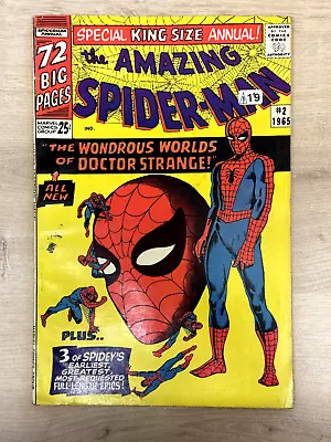 Buy Marvel Comics The Amazing Spider-man Annual #2 1965, Fn/vf 7.0, Dr Strange • 100£