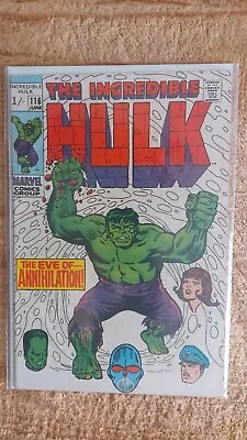 Buy Marvel Comics FN+ 5.0  HULK  #116  1969 Avengers Silver Age  • 14.99£