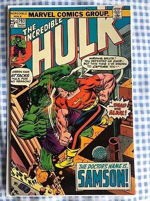 Buy Incredible Hulk 193 (1975) Doc Samson App, Cents • 14.99£
