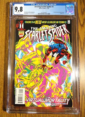 Buy Amazing Scarlet Spider #1 Rare Ben Reilly Solo Premiere CGC 9.8 NM/M Man Marvel • 295.06£