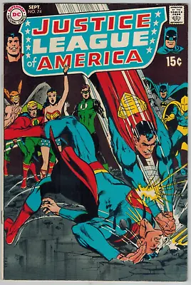 Buy Justice League Of America 74  Black Canary Leaves JSA!  JLA Hi-Grade 1969 VF DC • 70.92£