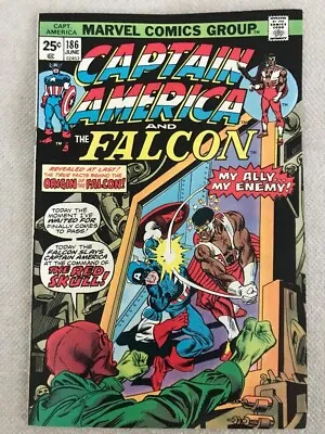 Buy Captain America #186 Origin Of The Falcon- NM Beauty! • 35.75£