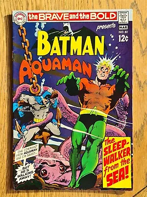 Buy Brave And The Bold #82 Fn+ (6.5) March 1969 Batman Aquaman Dc Comics ** • 32.99£