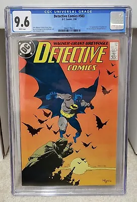 Buy Detective Comics #583 (1988) CGC 9.6 1st Scarface & Ventriloquist DC Comics Key • 102.87£