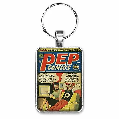 Buy PEP Comics #100 Cover Pendant Key Ring Or Necklace Archie Veronica Comic Book • 10.21£
