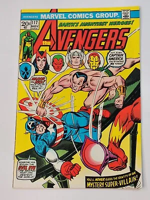 Buy Avengers 117 Marvel Comics Avengers Defenders War Pt 5 Bronze Age 1973 • 19.98£
