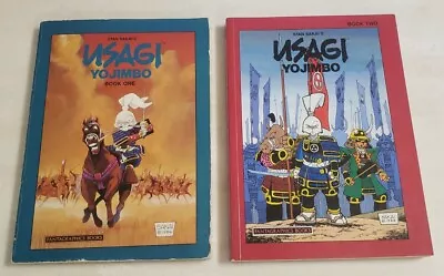 Buy Stan Sakai USAGI JOJIMBO Book One & Two 1st Edition 1987 Fantagraphics Comic TPB • 96.26£