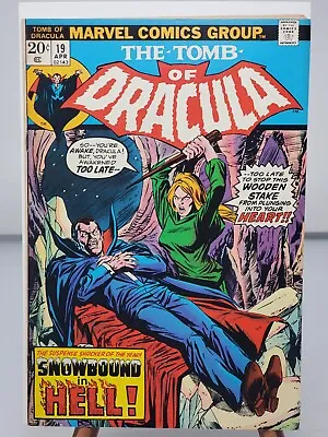 Buy Tomb Of Dracula #19 Marvel 1974 Early Blade Rachel Van Helsing Mephisto MVS 8.0 • 26.81£