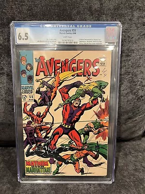 Buy Avengers #55 CGC 6.5 - 1st Appearance Of Ultron. Key Issue WHITE PAGES! 🔥🔥🔥 • 107.90£