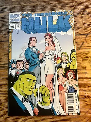 Buy Incredible Hulk #418 Marvel 1994 Key 1st Talos - Bagged & Boarded • 5.36£