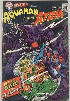 Buy Brave And The Bold #73 August 1967 VG Aquaman And Atom • 7.90£