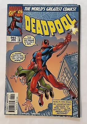 Buy Deadpool #11. Dec 1997. Marvel. Fn/vf. Amazing Fantasy #15 Homage Cover! Bg & Bd • 20£