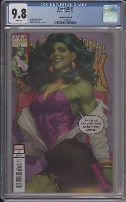 Buy She-hulk #1 - Cgc 9.8 - Stanly  Artgerm  Lau Variant • 57.23£