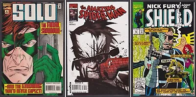 Buy Marvel Mix X3 - Solo #4 - Amazing Spider-Man #576 - Nick Fury #43  Great Copies! • 3.95£