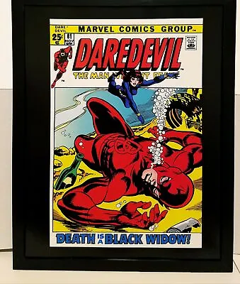 Buy Daredevil #81 Black Widow By Gil Kane 11x14 FRAMED Marvel Comics Art Print Poste • 37.95£