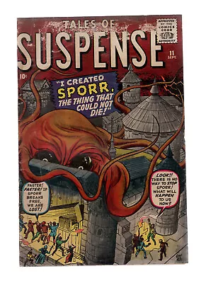 Buy Tales Of Suspense #11 - Pre-Hero Marvel - Jack Kirby Artwork - Low Grade • 63.24£