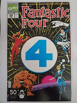 Buy Fantastic Four #358  NM- 9.2 1st Paibok The Power Skrull * Secret Inavsion 1991 • 3.96£