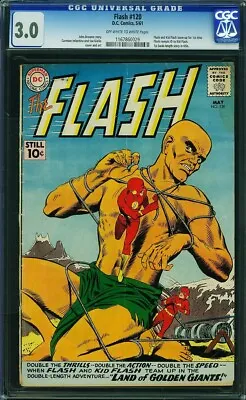 Buy Flash #120 CGC 3.0 OW/WP 1961 DC Comics (1st Flash & Kid Flash Team-Up) • 102.48£