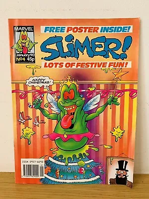 Buy Slimer Comic #4 Comics 1990 Ghostbusters With Free Poster Included • 9.99£