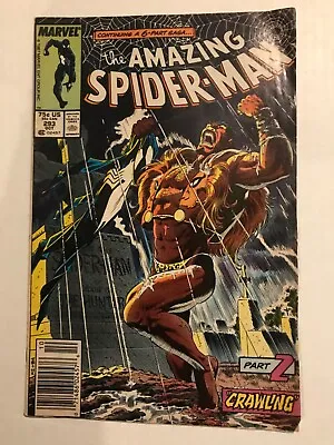 Buy Amazing Spider Man #293 Newsstand: Marvel FN- 10/87; Death Of Kraven The Hunter • 7.10£