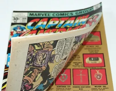 Buy Captain America #209 FN+ Mark Jewelers Variant 1977 Marvel Comics • 52.79£