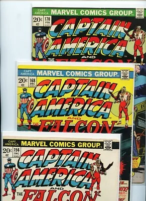 Buy Captain America #156, #168, And #170 Marvel Comics Lot Of 3 Books • 41.89£