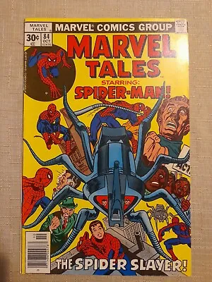 Buy Marvel Tales Spider-Man #84 1977 FINE/VFINE 7.0 Reprint ASM #105 • 9.99£