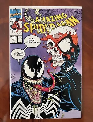 Buy Amazing Spider-Man # 347 The Boneyard Hop - Venom Cover - Marvel Comics USA - NM • 21.52£