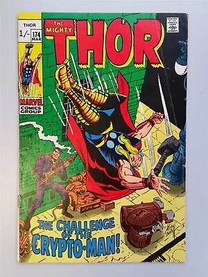 Buy Thor Mighty #174 Vg (4.0) March 1970 Marvel Comics ** • 8.99£
