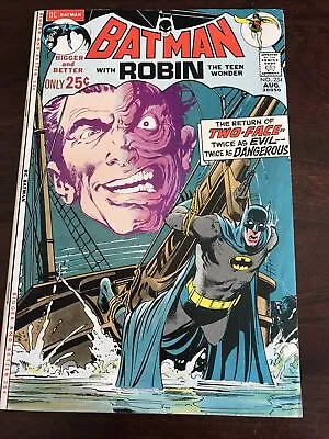 Buy Batman 234 - 1973 Classic Neal Adams KEY ISSUE Origin 1st Silver Age Two-Face FN • 394.21£