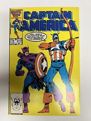 Buy Marvel - Captain America - Issue # 317 - 1986. • 4£