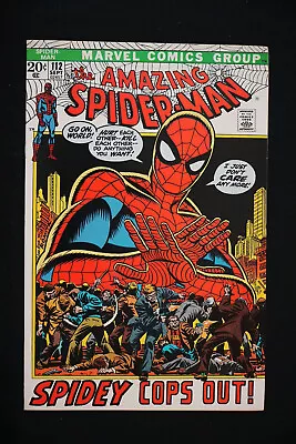 Buy The Amazing Spider-Man #112 1972- Spidey Cops Out! • 39.49£