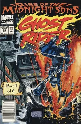 Buy Ghost Rider #28N.U FN/VF 7.0 1992 Stock Image • 11.21£