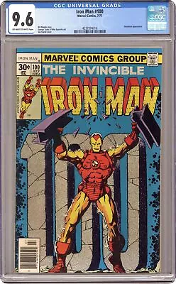 Buy Iron Man #100 CGC 9.6 1977 4237974016 • 157.41£