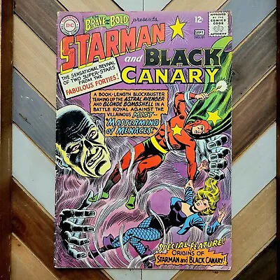 Buy BRAVE & THE BOLD #61 VG (DC 1965) STARMAN & BLACK CANARY Origins 1st App MIST  • 20.90£
