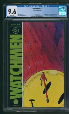 Buy Watchmen #1 CGC 9.6 White Pages DC Comics 1986 1st App. Rorshcach • 155.84£