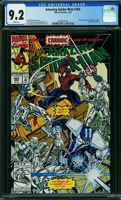 Buy AMAZING SPIDER-MAN  #360  Awesome CGC NM9.2  Grade! White Pages!   4005977014 • 38.56£