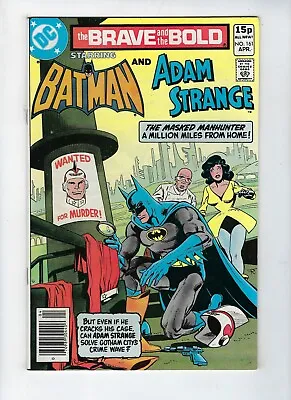 Buy BRAVE AND THE BOLD # 161 (BATMAN And ADAM STRANGE, Apr 1980) FN/VF • 4.95£