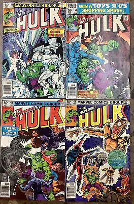 Buy The Incredible Hulk #249,252,253,259 Marvel 1980/81 Comics • 12.61£