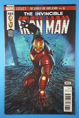 Buy Invincible Iron Man #593 Marvel Comics Legacy 2018 The Search For Tony Stark  • 3.17£