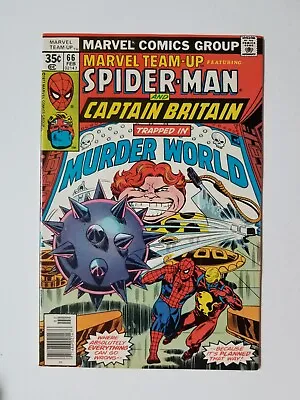 Buy Marvel Team-Up #66 (1978 Marvel Comics) Spider-Man Vs Arcade ~ FN Combine Ship • 8.79£