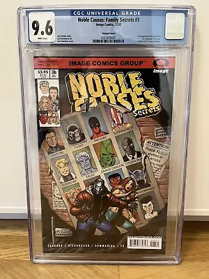 Buy Noble Causes 3b - CGC 9.6 WP, Image Key 1st Invincible Cover, Variant Cover • 169.90£