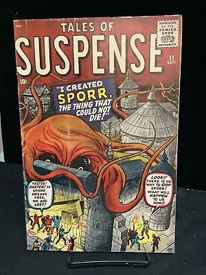Buy Tales Of Suspense #11 (Kirby Monster Cover, Ditko, Heck, Reinman, 1960) - Marvel • 134.49£