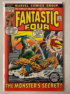Buy Fantastic Four #125 Last Stan Lee Script 6.0 (1972) • 9.58£