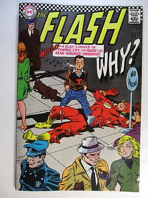 Buy The Flash #171 Here Lies The Flash Dead & Unburied, Fine+, 6.5 (C), OWW Pages • 13.99£