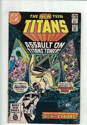 Buy DC Comics The New Teen Titans Vol. 2   No. 7 May 1981 Origin Of Cyborg! • 2.54£