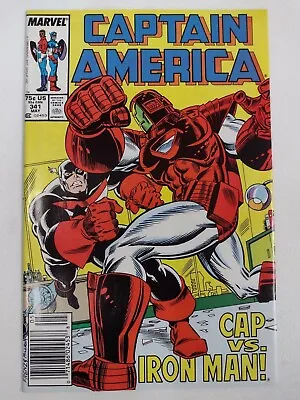 Buy Captain America #341 1988 Newsstand Many 1st Apps Battlestar, Boomslang, & More • 19.76£