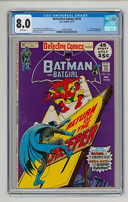 Buy Detective Comics #418 CGC 8.0 Sixth Highest • 89£