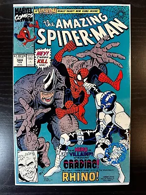 Buy Amazing Spider-Man #344 1st Cletus Cassidy 1st Cardiac NM 1991 Marvel Comics • 13.45£